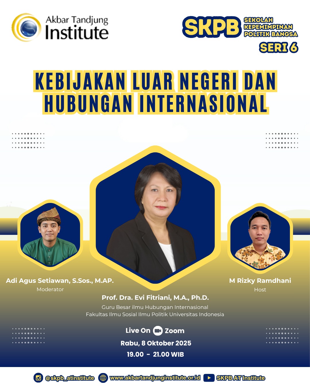 Sekolah Kepemimpinan Politik Bangsa (SKPB) Akbar Tandjung Institute (ATI) Angkatan XIV (Seri 6)